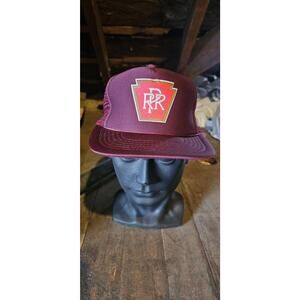 Pennsylvania Railroad PRR trucker style vintage 1980s/1990s snapback hat